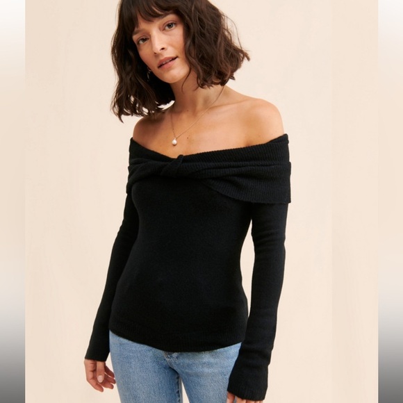 Sanctuary Only One Off-Shoulder Sweater - Picture 1 of 5